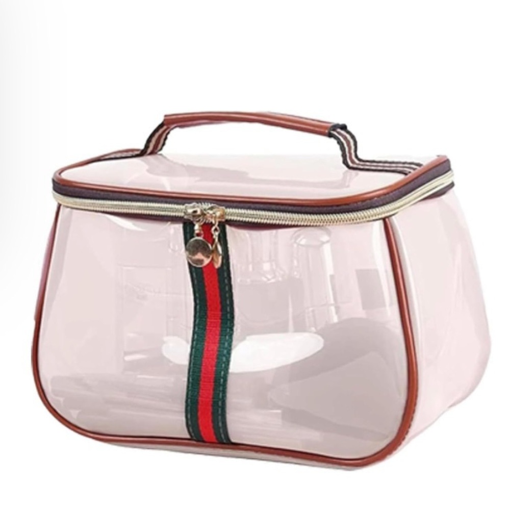 🎉New Retro GG Vibe Luxe “Bag Of The Year” Transparent Bag with Double Zipper - Picture 5 of 7